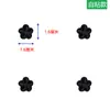 Parches Adhesivos de Tonos Grises Adhesivos Autoadhesivos para Chaqueta de Plumas Sin Costuras Flor Pequeño Tamaño Bordados Ropa Agujero Adhesivos Decorativos de Tela