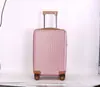 Fabricantes de maletas maleta de cabina con rueda universal maleta de 20 pulgadas con contraseña equipaje para hombre y mujer estudiante caja de regalo rosa