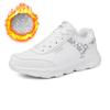 Zapatos de mujer transfronterizos, zapatillas de cuero impermeables, ligeras, de suela suave, informales, para correr, para estudiantes, zapatos blancos, zapatos de mujer