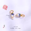 Colgante Tulipán de Arena de Vietnam Método Antiguo Pulsera de Goteo de Aceite Collar para Mujer Zhengzongjiu Flores de Cuentas