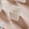 Nuevo estilo nórdico vajilla blanca pura simple moderna Plato tazón alto grado relieve comercial cerámica vajilla traje