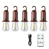 Lámpara repelente de mosquitos con carga solar nueva lámpara de ambiente para acampar lámpara multifuncional de tungsteno lámpara de bombilla retro para acampar al aire libre