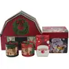 Caja de Regalo Navideña de Amazon Transfronteriza Personalización Caja de Empaque de Manzana para Nochebuena Caja Calendario de Cuenta Regresiva Personalización de Caja de Color Navideño
