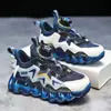 Zapatos Deportivos Niños Zapatos de Papá Niños Botón Giratorio Modelo 2026 Transpirables Zapatos para Niños Medianos y Grandes Nuevo Primavera y Otoño Estudiante