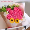 O Gwangji do Crayon Shin-Chan Dá a Mei Ya o Mesmo Buquê de Rosas, Flores de Sabão, Flores Artificiais, Buquês Artesanais, Lembrancinhas para Atacado