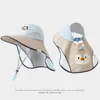 Sombrero de Sol para Niños Verano Delgado Transpirable Ala Chal Protección Solar Sombrero Niñas Bebé Súper Lindo Sombrero de Sol