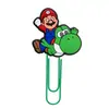 Marcador de Página de Clipe de Papel Grande Desenho Animado do Mario DIY Material de Escritório Criativo Armazenamento de Doutor Clipe de Papel