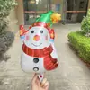 Shopping de Natal atividade de jardim de infância cena decoração balão tiara grampo Velho homem boneco de neve alce presente