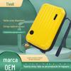 Fábrica atacado 7 polegadas cosmético saco de armazenamento hard shell senhoras bolsa de mão alça de ombro promocional impresso logo bolsa cosmética