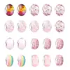 Venta transfronteriza, pulsera de cuentas artesanales, cuentas sueltas mixtas, 20/paquete, cuentas de vidrio de colores en stock, venta al por mayor de fábrica para mujeres