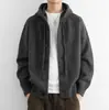 Novos suéteres de tricô com capuz para outono e inverno, cardigans para homens e mulheres, estilo old money, soltos e quentes, atacado de fábrica transfronteiriço