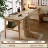 Mesa de Caligrafia Mesa de Estudo Doméstica Pernas de Madeira Maciça Novo Estilo Chinês Mesa para Estudos Chineses Mesa para Caligrafia e Pintura Mesa de Aprendizagem de Caligrafia com Pincel Mesa de Escrita