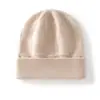 Nuevos Gorros de Punto de Cachemira para Otoño e Invierno, Gorros Cálidos para Hombres y Mujeres, Gorros Adultos Engrosados y Forrados de Felpa, Gorros de Punto para el Frío, Gorros de Lana