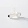Accesorios para Purificador de Agua Codo de Conexión Rápida de 2 Puntos Recto Purificador de Agua de Paso Tres Vías Baño Sin Abrazadera Refrigeración Líquida Conector Rápido
