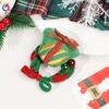 Qiyue cross-border Christmas cartoon bell hair rope hair braided head rope high elastic large intestine hair ring hair accessories wholesale