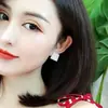 Moda Nuevos Pendientes Cuadrados de Diamante para Mujer Estilo Coreano Simples Exquisitos Pequeños Pendientes Populares Elegantes Pendientes Accesorios