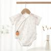 Ropa de Bebé Trasero Categoría Aa Verano Delgada Algodón Recién Nacido Ropa de Cuerpo de Manga Corta Ropa de Verano para Bebé Ropa de Monje de Algodón