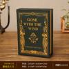 Decoração de livro falso retrô estilo europeu estante de livros de estudo modelo de sala decoração suave Adereços de fotografia para cinema e televisão caixa de livro falso