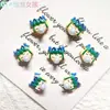 Adesivos de decoração de unhas girl bubble art de unhas tridimensionais cartoon fofo resina DIY coração de menina joias misturadas atacado