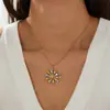 Collar de Flor Minimalista Estilo Ins Colgante Chapado en Oro Lujo Ligero Cadena Sencilla de Moda de Alta Gama para Clavícula para Mujeres