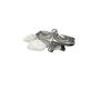 Nuevo estilo puede ser asesinado, retro, anillo de aleación de cruz prismática hecho a mano por un viejo, dedos de nicho de alta gama para todo