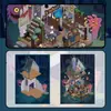 Micro-Miedo Nuevo Diseño Grande-Espejo Mori CthulhuPaisajismo 3D Pegatinas Creativas DIY Descompresión Estéreo Escenas Miniatura