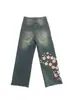 Jeans Azuis de Perna Larga Estilo Chinês Primavera Slim Denim Macio Alta Qualidade Stretch Reto Comprimento Total Calças para Homens