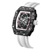 Venta Caliente Transfronteriza Correa de Nailon en Forma de Barril Ultradelgada Reloj para Hombre de Moda Reloj de Cuarzo Marca Reloj para Hombre Nuevo Modelo