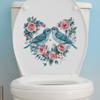 Comercio exterior amor flores urraca porche dormitorio decoración del hogar pegatinas de pared autoadhesivas venta al por mayor transfronterizo HY-M278
