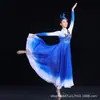 Baile de Apertura con una Falda Larga y Fluida, Traje Moderno para Escenario, Atuendo para Actuación Coral Cantando y Bailando, Vestido Largo para Mujer para Fiesta de Baile