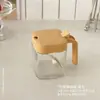 Salero Frasco de Condimentos para Cocina del Hogar, Sellado de Alto Valor a Prueba de Humedad con Cuchara, Caja de Almacenamiento para Aceite, Sal, Salsa, Vinagre, Caja de Condimentos Creativa