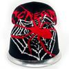 Gorro de Punto Transfronterizo Y2K Serie Araña Jacquard Gorro de Invierno Cálido Calle Hip Hop Gorro de Lana