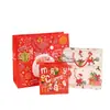 Bolsa de Regalo Navideña Spot Transfronteriza Caja de Manzanas Nochebuena Bolsa de Papel Bolsa de Regalo Copo de Nieve Bolso de Mano Navideño