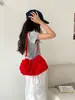Diseño Nicho Coreano Elegante Bolso de Hombro Fruncido Estilo Hada para Mujer Verano Nueva Moda Bolso Cruzado Simple Tipo Dumpling