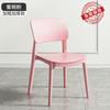 Cadeira de plástico Mesa de jantar engrossada doméstica Cadeira de jantar Confortável sedentário comercial Rattan Banqueta simples Cadeira de vime