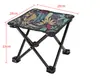 Taburete Plegable Portátil para Acampar, Taburete de Campamento Mini Plegable de Alta Resistencia para Pesca, Viajes, Senderismo, Acampada