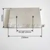 Placa de Aquecimento para Máquina de Fitas de Borda, Tubo de Aquecimento para Máquina de Fitas de Borda Jixing, Placa de Aquecimento de Alumínio Fundido, Lâmpada de Aquecimento para Máquina de Fitas de Borda