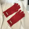 Guantes Trenzados Estilo Coreano para Hombre en Invierno, Separados por Dedos, Cálidos, Tejidos, a Prueba de Frío, Engrosados, Guantes de Ciclismo con Pantalla Táctil para Estudiantes, Guantes para Mujer