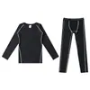 Ropa de Compresión para Entrenamiento Infantil Baloncesto Capa Base Niños Niñas Fitness Ropa de Secado Rápido Fútbol Otoño Invierno Conjunto Deportivo