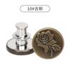 Jeans Buttons No Nail Buckle I-shaped Button Ajustável Botão de descolamento Mudança de cintura Fivela de cintura pequena fivela de metal Nail Buckle