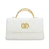 Nuevo Estilo Primavera y Verano 2026 Bolso de Mano Pequeño Estilo Chanel Bolso Kelly Bolso Cruzado Acolchado con Cadena Bolso de Hombro Mini para Mujer