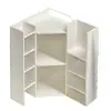 Estante de Almacenamiento de Escritorio Multicapa para Girar Esquinas de Escritorio Estación de Trabajo de Dormitorio de Estudiante Estante de Almacenamiento de Estantería Cosa Buena Artefacto de Escritorio