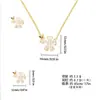 Colar Feminino de Flor de Diamante Leve de Luxo Estilo Mori Nicho Corrente Versátil para Clavícula Brincos Stud Minimalistas Coreanos