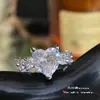 Anel de Casamento Simulado Vintage de Nicho Versa Transfronteiriço com Diamante Sintético de 3 Quilates em Formato de Coração Inlaid com Zircônia 5A Anel Banhado a Ouro