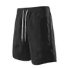 Shorts Casuais de Seda Gelada para Homens, Calça de Cinco Pontos Solta de Secagem Rápida para o Verão, Nova Calça Esportiva Leve Respirável Moderna Versátil