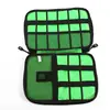 Bolsa de almacenamiento para cable de datos de viaje, bolsa para disco duro, bolsa organizadora de auriculares, bolsa digital a prueba de golpes, bolsa para power bank, algodón impermeable