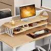 Suporte Elevador para Monitor de Computador para Tela de Monitor de Mesa, Rack de Armazenamento para Laptop de Mesa de Escritório