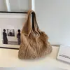 Bolsa de ombro de grande capacidade, bolsa de palha popular transfronteiriça para mulheres, nova bolsa tote no atacado, bolsa de algodão de alta qualidade para mulheres