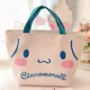 Bolsa de almoço PU japonesa bolsa térmica fofa desenho animado grande estudante trabalhador de escritório bolsa térmica para marmita bolsa de almoço peixe feio