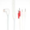 Cable de Conexión para Instrumento de Fisioterapia Tipo C de 90 Grados Lateral Macho a 4 Pines de Electrodo 2.0 Personalizado por el Fabricante